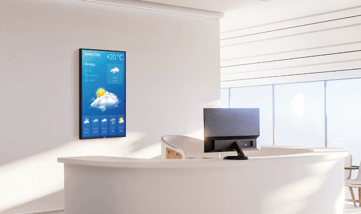43" Ceiling Wall LCD — primjena u prostoru 1