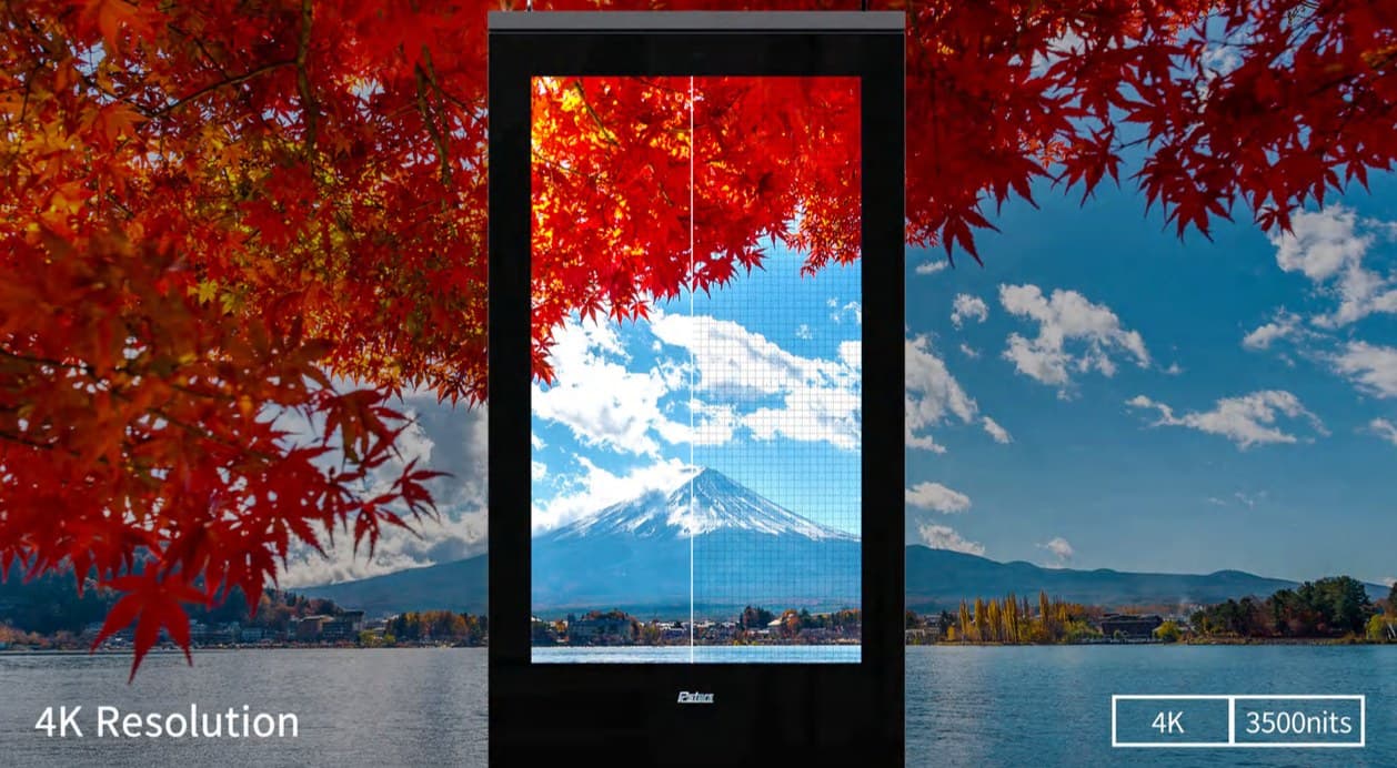 75" Dual-Sided Outdoor Android — primjena u prostoru 2